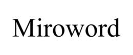MIROWORD trademark