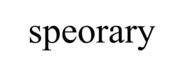 SPEORARY trademark