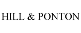 HILL & PONTON trademark
