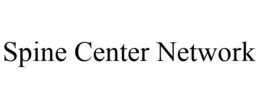 SPINE CENTER NETWORK trademark