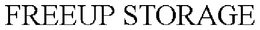 FREEUP STORAGE trademark