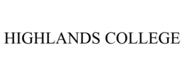 HIGHLANDS COLLEGE trademark