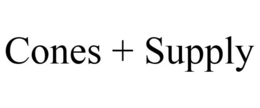 CONES + SUPPLY trademark