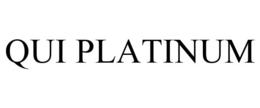 QUI PLATINUM trademark
