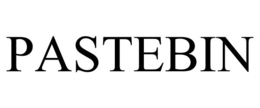 PASTEBIN trademark