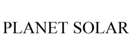 PLANET SOLAR trademark
