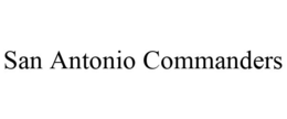 SAN ANTONIO COMMANDERS trademark