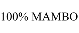 100% MAMBO trademark