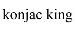 KONJAC KING trademark