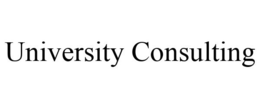 UNIVERSITY CONSULTING trademark