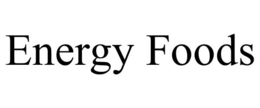 ENERGY FOODS trademark