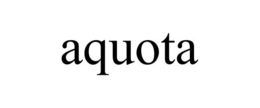AQUOTA trademark