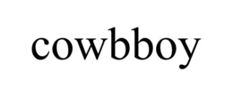 COWBBOY trademark