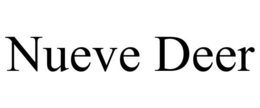 NUEVE DEER trademark