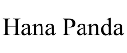 HANA PANDA trademark
