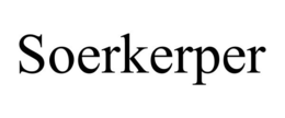 SOERKERPER trademark