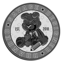SAVAGE DESIGNER BRANDED EST. 2018 trademark