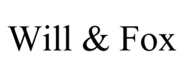 WILL & FOX trademark