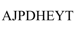 AJPDHEYT trademark