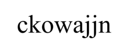 CKOWAJJN trademark