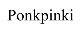 PONKPINKI trademark