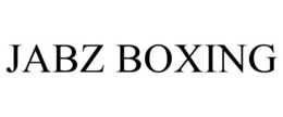 JABZ BOXING trademark