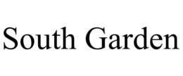 SOUTH GARDEN trademark