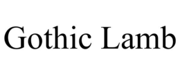 GOTHIC LAMB trademark
