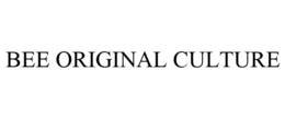 BEE ORIGINAL CULTURE trademark