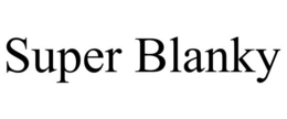SUPER BLANKY trademark