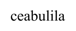 CEABULILA trademark