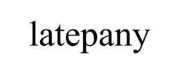 LATEPANY trademark