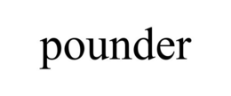 POUNDER trademark