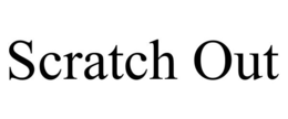 SCRATCH OUT trademark