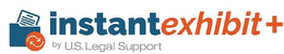 INSTANTEXHIBIT + BY U.S. LEGAL SUPPORT trademark
