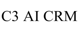 C3 AI CRM trademark