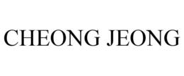 CHEONG JEONG trademark