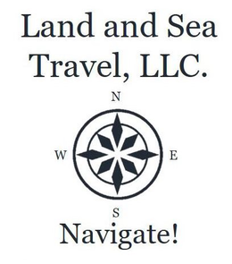 LAND AND SEA TRAVEL, LLC. N W E S NAVIGATE! trademark