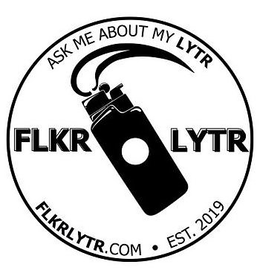 ASK ME ABOUT MY LYTR FLKR LYTR FLKRLYTR.COM · EST. 2019 trademark