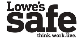 LOWE'S SAFE THINK. WORK. LIVE. trademark