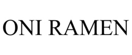 ONI RAMEN trademark