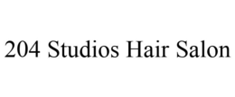 204 STUDIOS HAIR SALON trademark