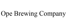 OPE BREWING COMPANY trademark