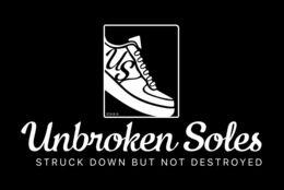 US 2C4:8-9 UNBROKEN SOLES STRUCK DOWN BUT NOT DESTROYED trademark