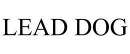 LEAD DOG trademark