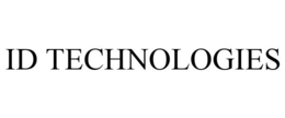 ID TECHNOLOGIES trademark