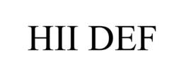 HII DEF trademark