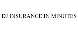 DJ INSURANCE IN MINUTES trademark
