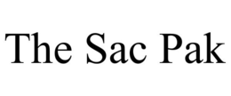 THE SAC PAK trademark