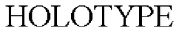HOLOTYPE trademark